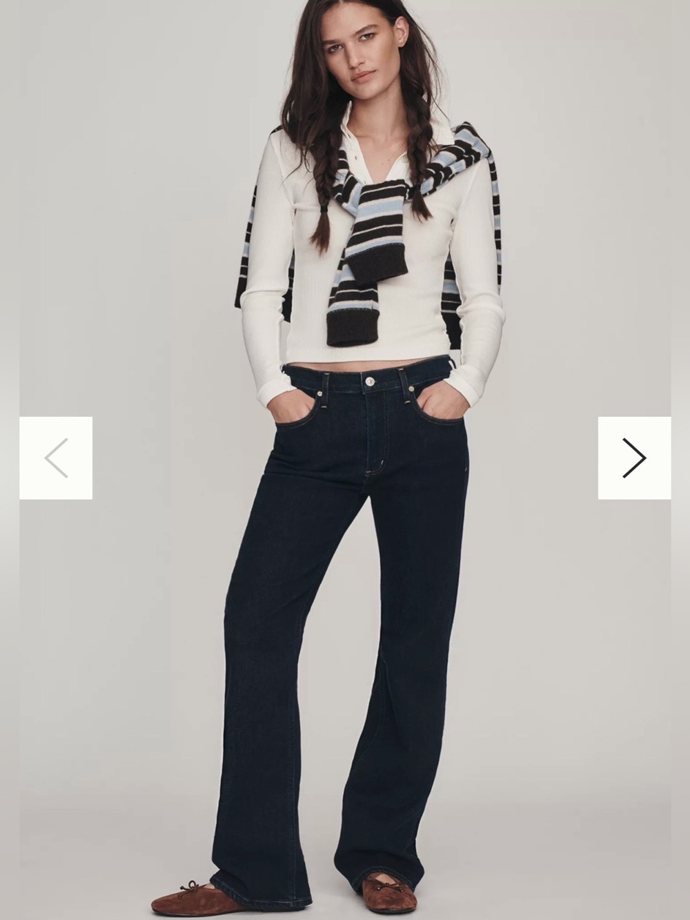 Citizens of Humanity Genova Low Rise Boot Jeans in Sennett NWT